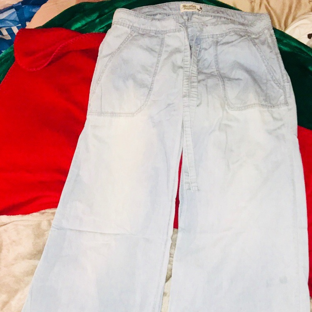 Light wash denim-looking pants